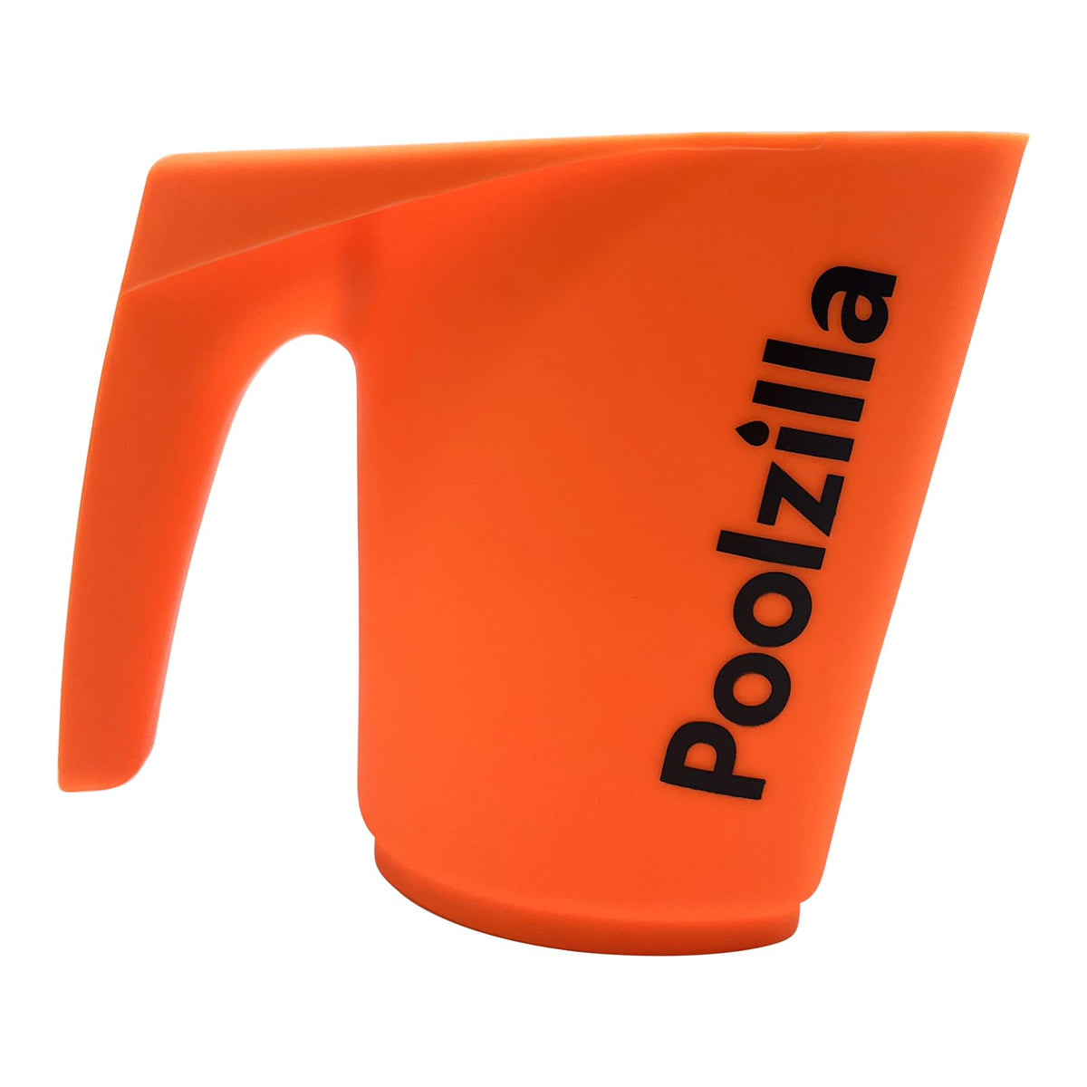 Poolzilla DE scoop with measurement lines for precise dosing and easy pool maintenance.
