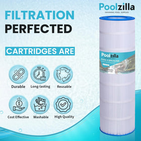Poolzilla dirt-trap-technology captures debris for clearer, healthier water.