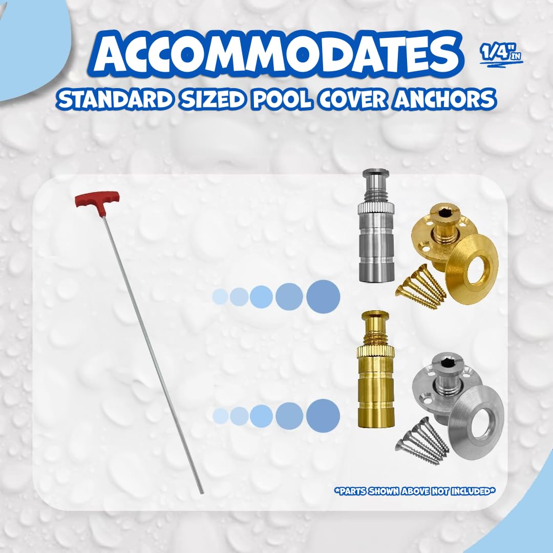 Poolzilla easy-grip hex key with comfortable handling.
