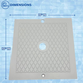 Poolzilla skimmer lid for Hayward SPX1082E compatibility with tool-free installation.