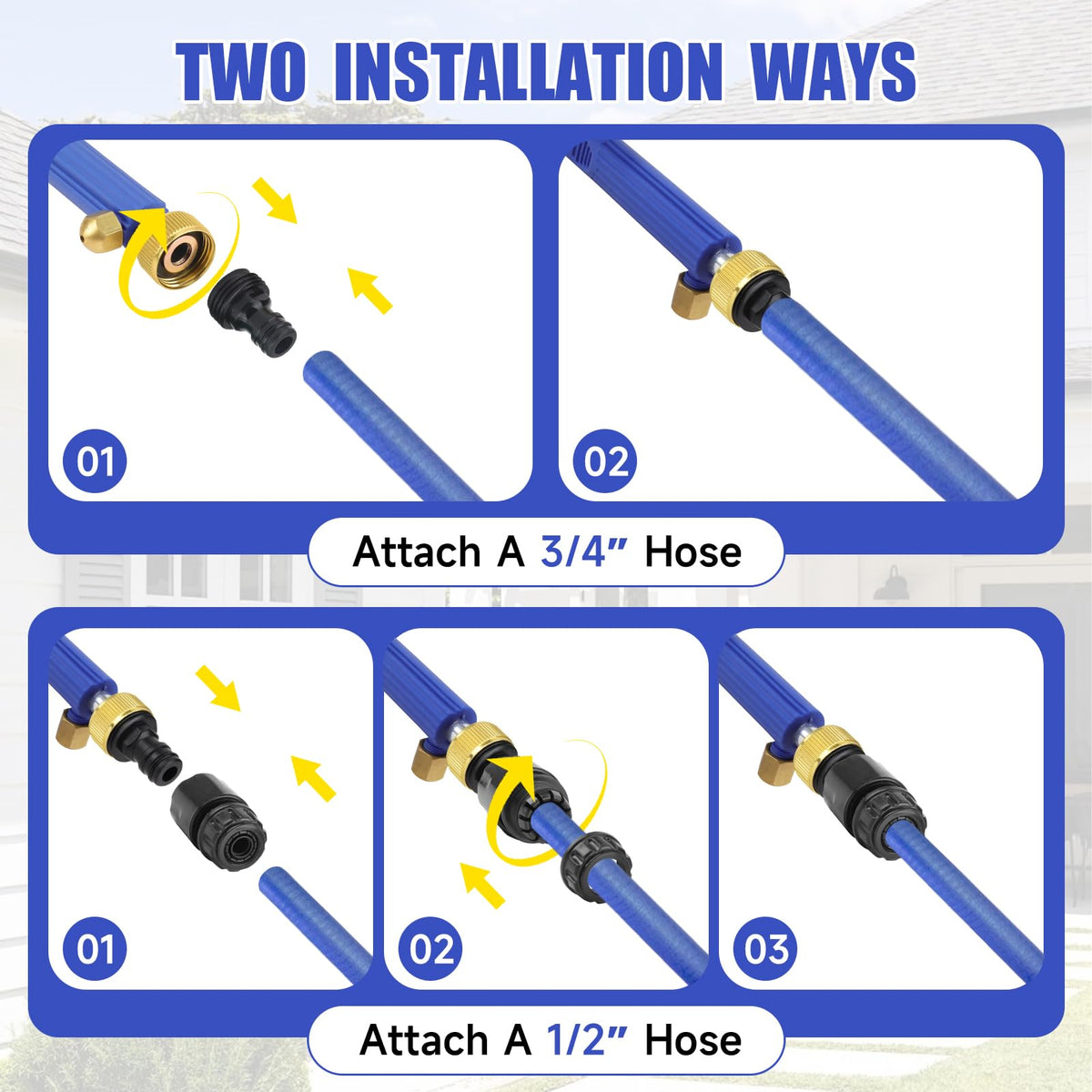 POOPLE brass connector resists rust for durable performance