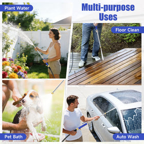 POOPLE multi-use wand suitable for gardening, car washing, and more