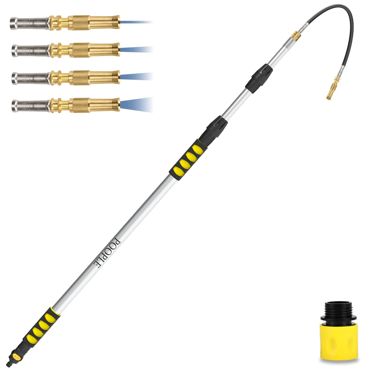 Extending Gutter Cleaner POOPLE 12ft Telescopic Gutter Cleaner – Ground-Level Gutter Cleaning T ...