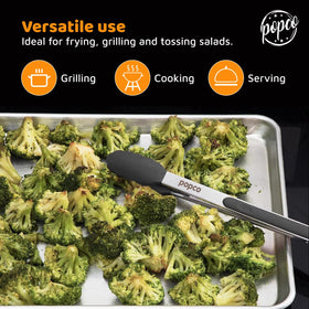 POPCO versatile tongs for kitchen to table tasks
