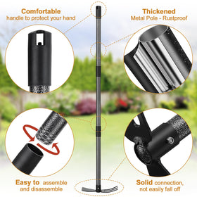 PoPoHoser textured grip provides secure, comfortable control.