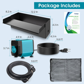 POPOSOAP 9.8ft corrugated tubing enabling easy setup and flexible layouts