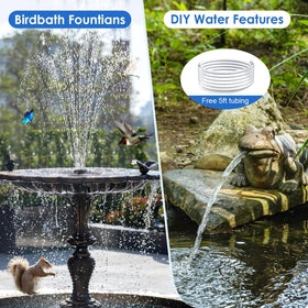 POPOSOAP dry-run protection prevents pump damage when water level drops.