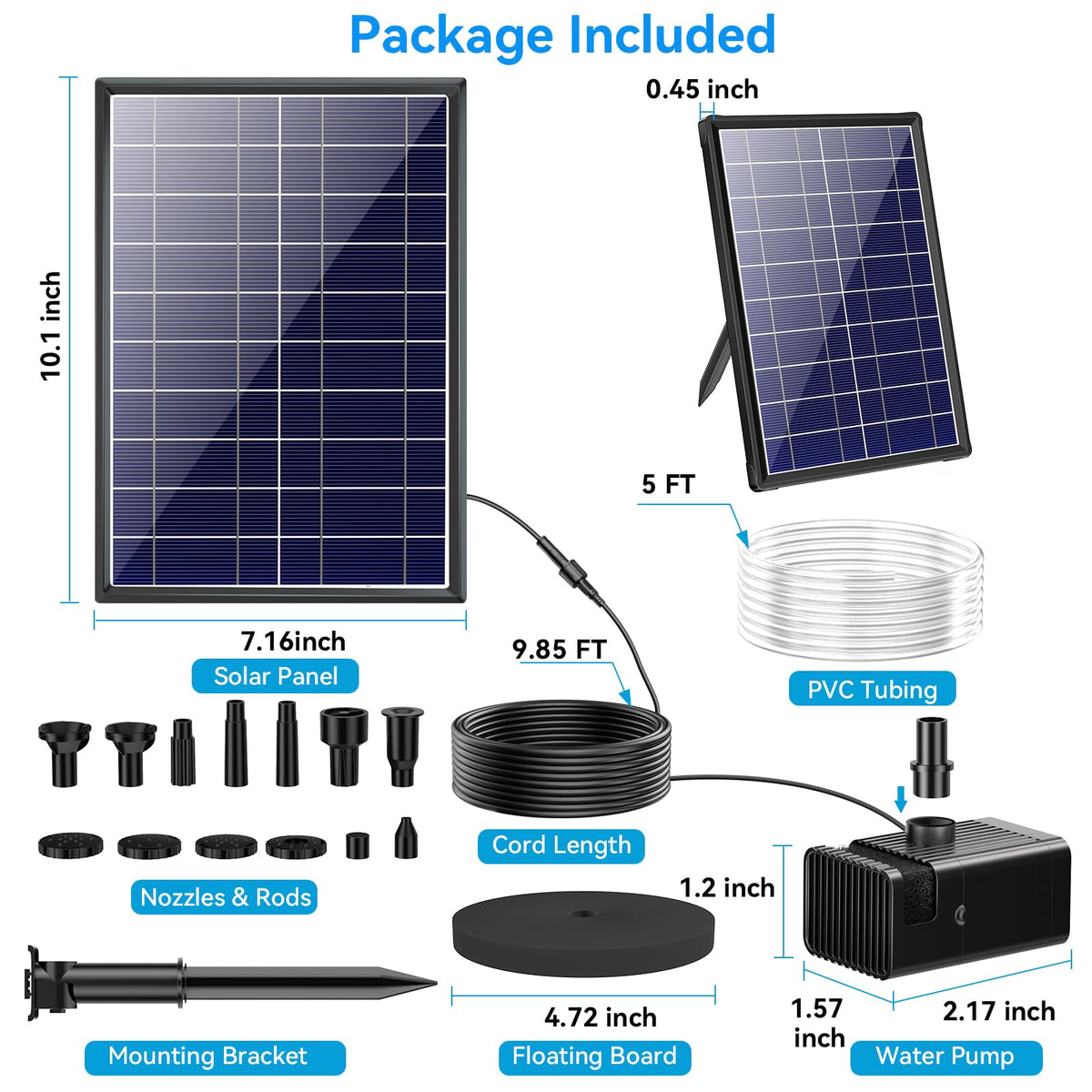 POPOSOAP easy-install with rotatable panel stake for flexible placement.