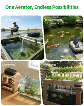 POPOSOAP suitable for hydroponics and fish tanks providing reliable aeration.