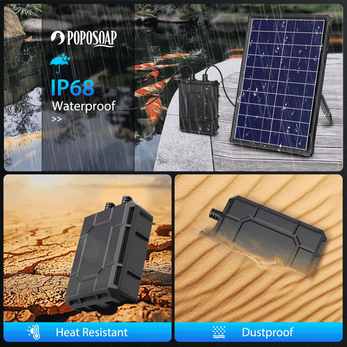 POPOSOAP plug-and-play installation demonstrated with simple connectors