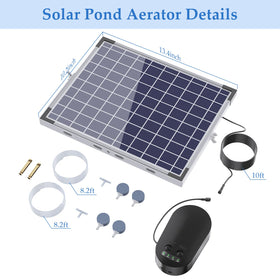 POPOSOAP pond aerator in use with fish tank and hydroponics applications.