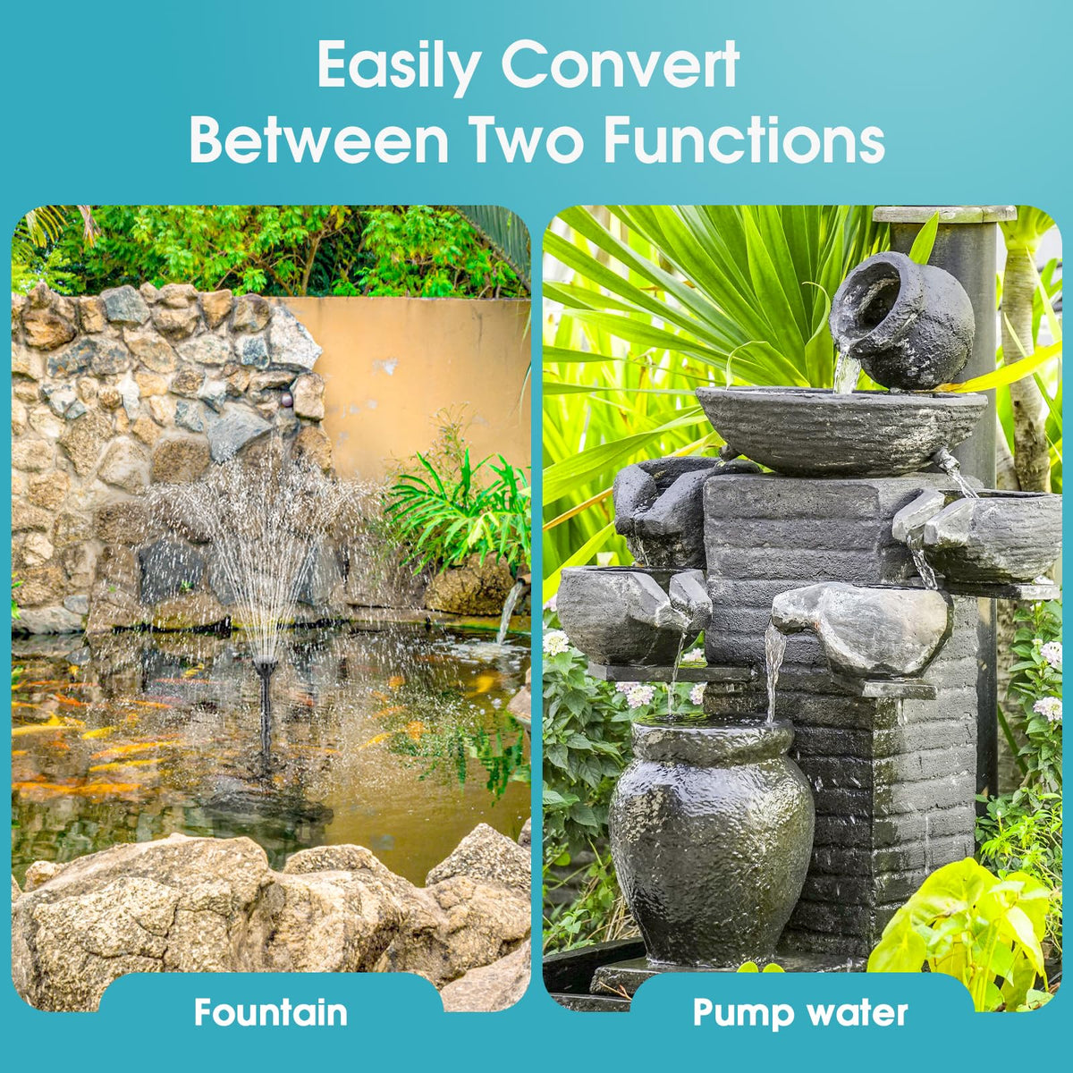 POPOSOAP koi pond setup ready with multi-stage filtration for clearer water.