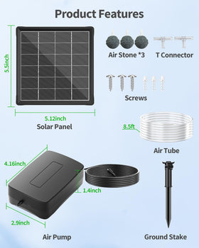 POPOSOAP quiet operation reduces noise in gardens and water features.