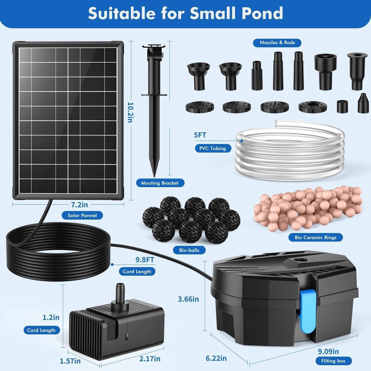 POPOSOAP 180-degree rotatable stake allows ground or wall installation.
