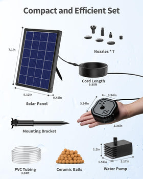 POPOSOAP small pond display with filter-assisted circulation for healthier water