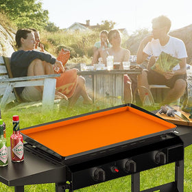 POPQEEN griddle cover reduces rust risk and surface wear.