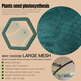 Porayhut 210D Oxford polyester mesh offers rugged weather resistance