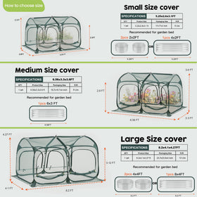 Porayhut garden cage acts as pest guard for vegetables and fruits