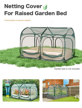 Porayhut plant protection net close-up shows durable 210D Oxford mesh