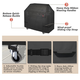 Porch Shield air vents reduce internal condensation for easier storage.