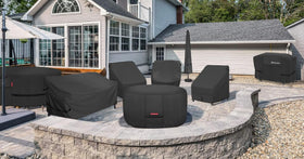 Porch Shield integrated air vents minimize internal condensation.