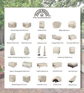 Porch Shield 32in fire pit cover is easy to clean and store.