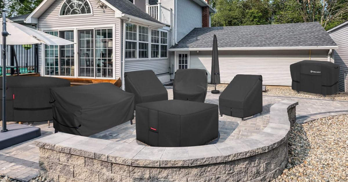 Porch Shield heavy-duty straps add security during windy weather.