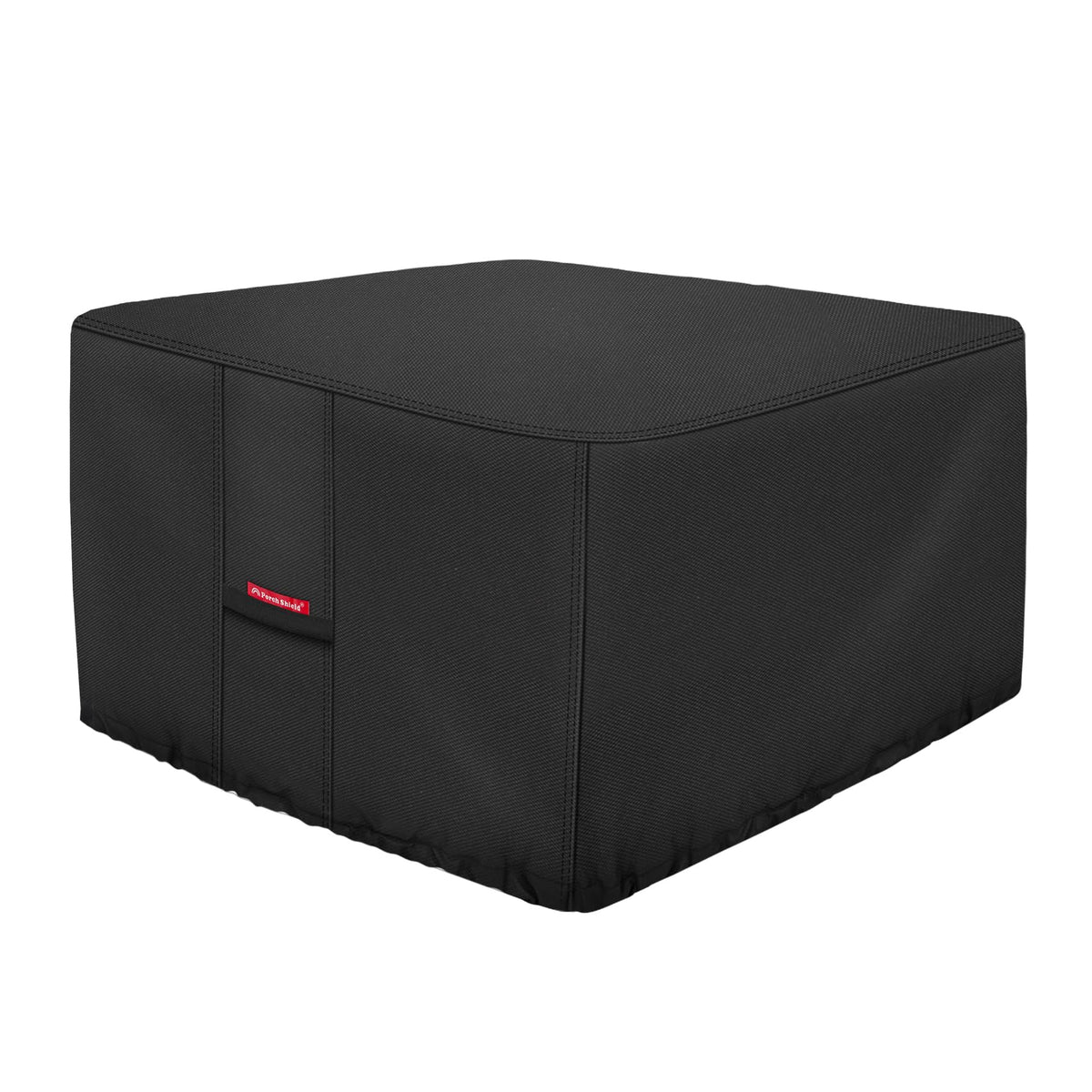 Porch Shield fire pit cover with waterproof 600D fabric keeps outdoor pits dry.