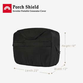 Porch Shield EU3200i side view shields the inverter against weather