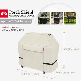 Porch Shield 600D fabric close-up shows rugged waterproof texture