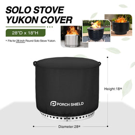 Porch Shield waterproof undercoating keeps your Yukon fire pit dry in storms.