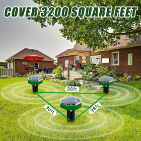 Porfisei ground installation mole deterrent easy to insert into soil.