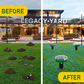 Porfisei yard coverage setup protects large lawns and gardens.