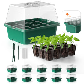 POROLIR Seed Starter Tray 12 cells for indoor germination and uniform seedlings.