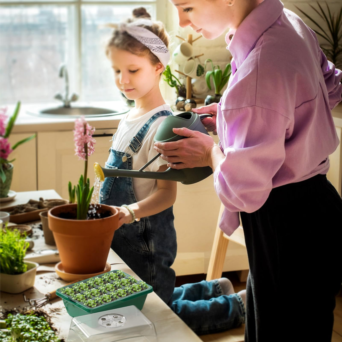 POROLIR Seed Starter Tray durable, reusable design supports ongoing seed starting.