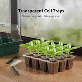 POROLIR Seed Starter Tray ideal for indoor gardening with heating mats.