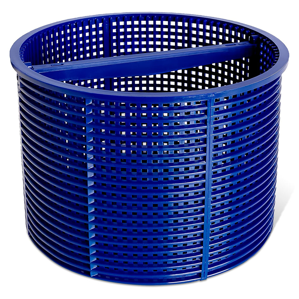 Porscan SPX1082CA skimmer basket front view, durable replacement for Hayward pool skimmers