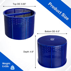 Porscan SPX1082CA skimmer basket top view for easy maintenance