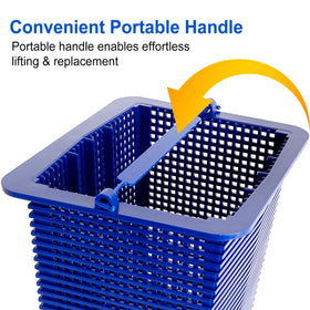 Porscan SPX1600M skimmer basket with easy-clean handle for quick maintenance