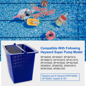 Porscan SPX1600M skimmer basket in-ground pool setup for simple maintenance