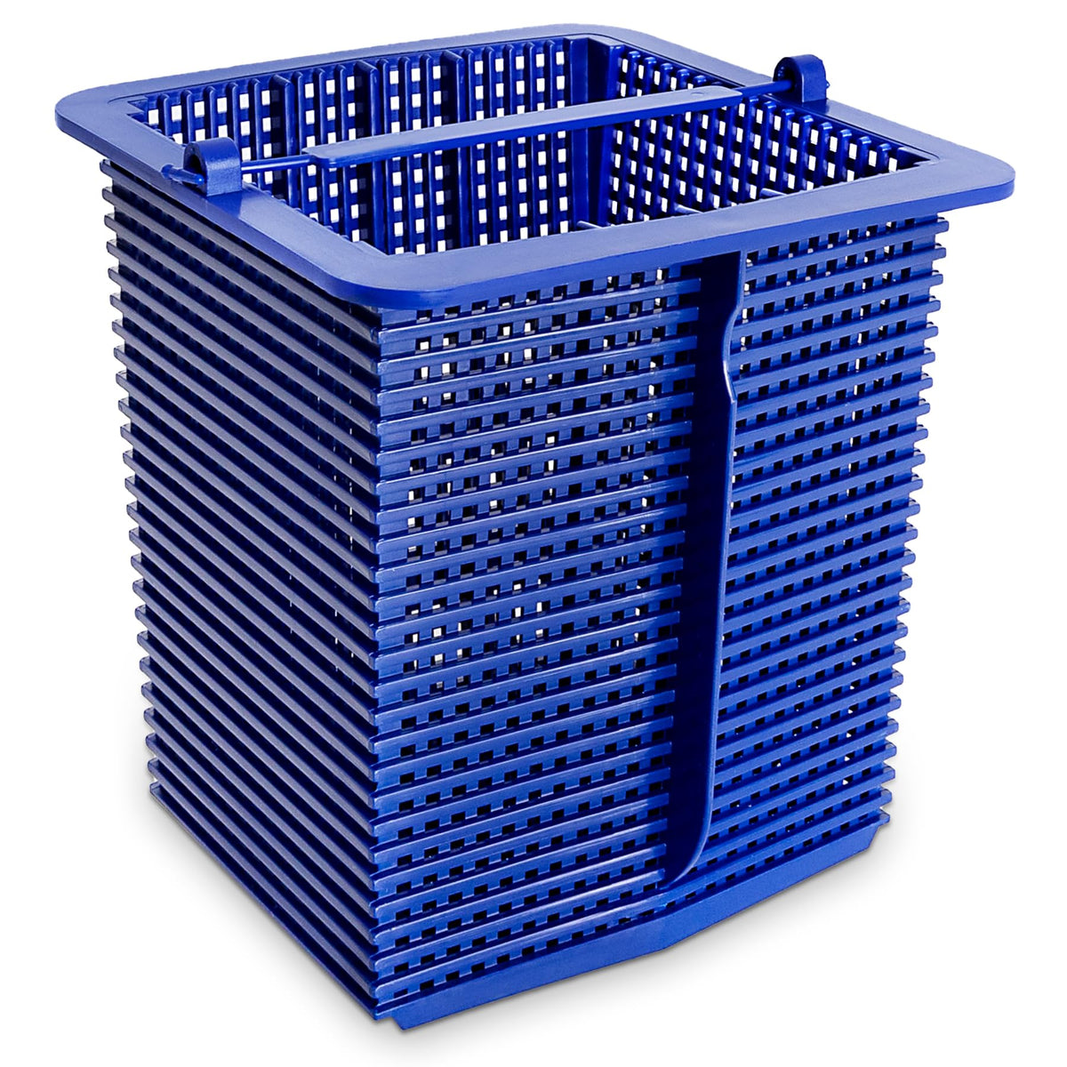 Porscan SPX1600M skimmer basket top view highlights durable plastic construction