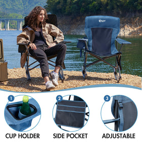 Portal Outdoor Rocking Chair heavy duty steel frame for stability outdoors