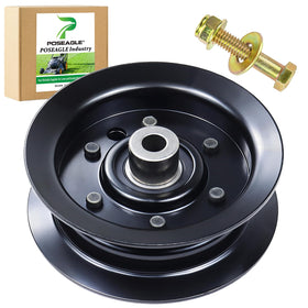 POSEAGLE 132-9420 flat idler pulley ready for smooth belt operation on Toro TimeCutter decks.