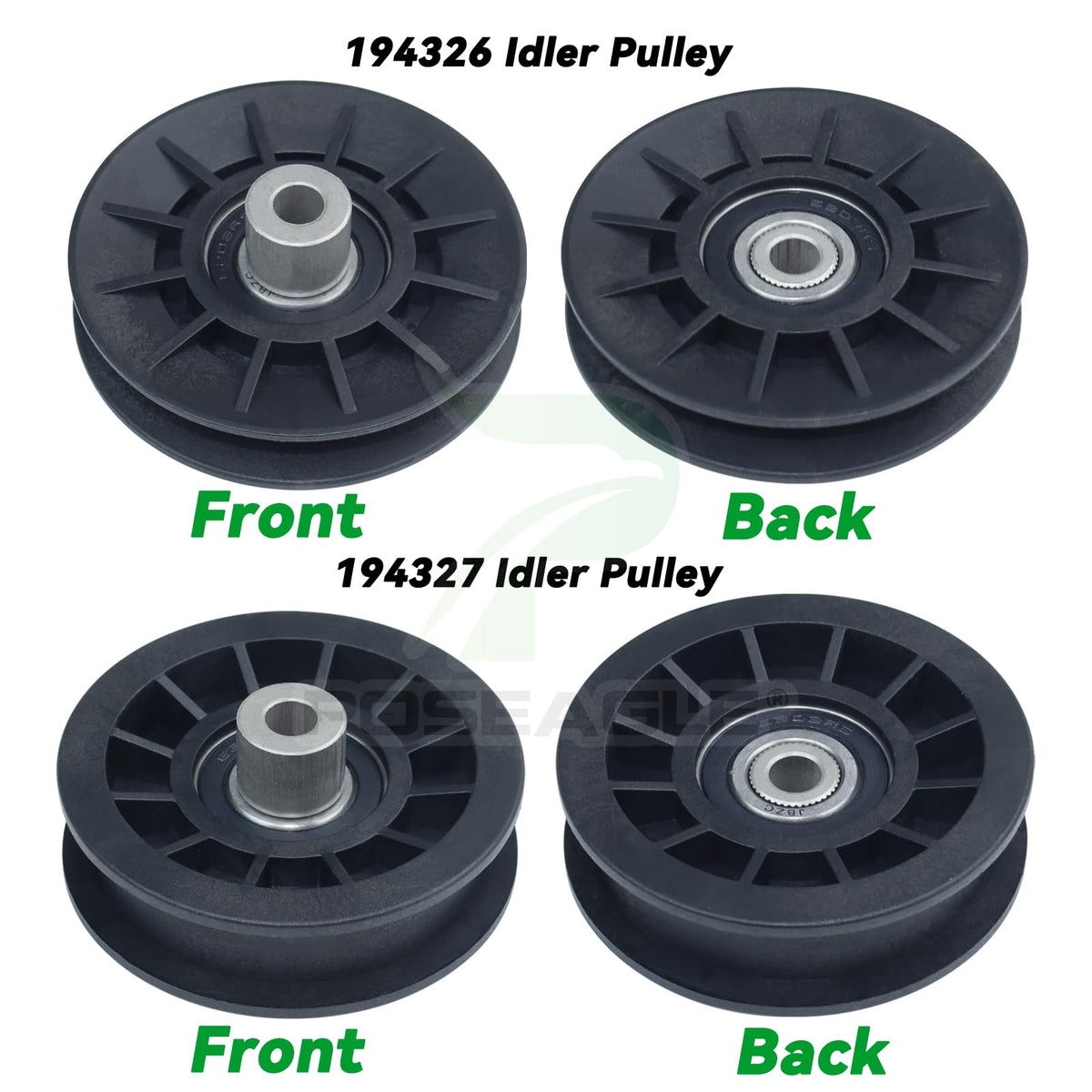 POSEAGLE 592855201 belt close-up for ride mowers