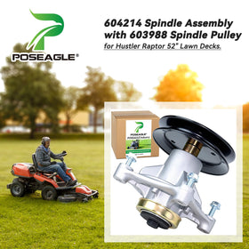 Poseagle 603988 pulley close-up highlighting a durable pulley for reliable belt tension.