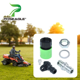 POSEAGLE 921-04041 nozzle ready for connecting to lawn mower for efficient rinsing