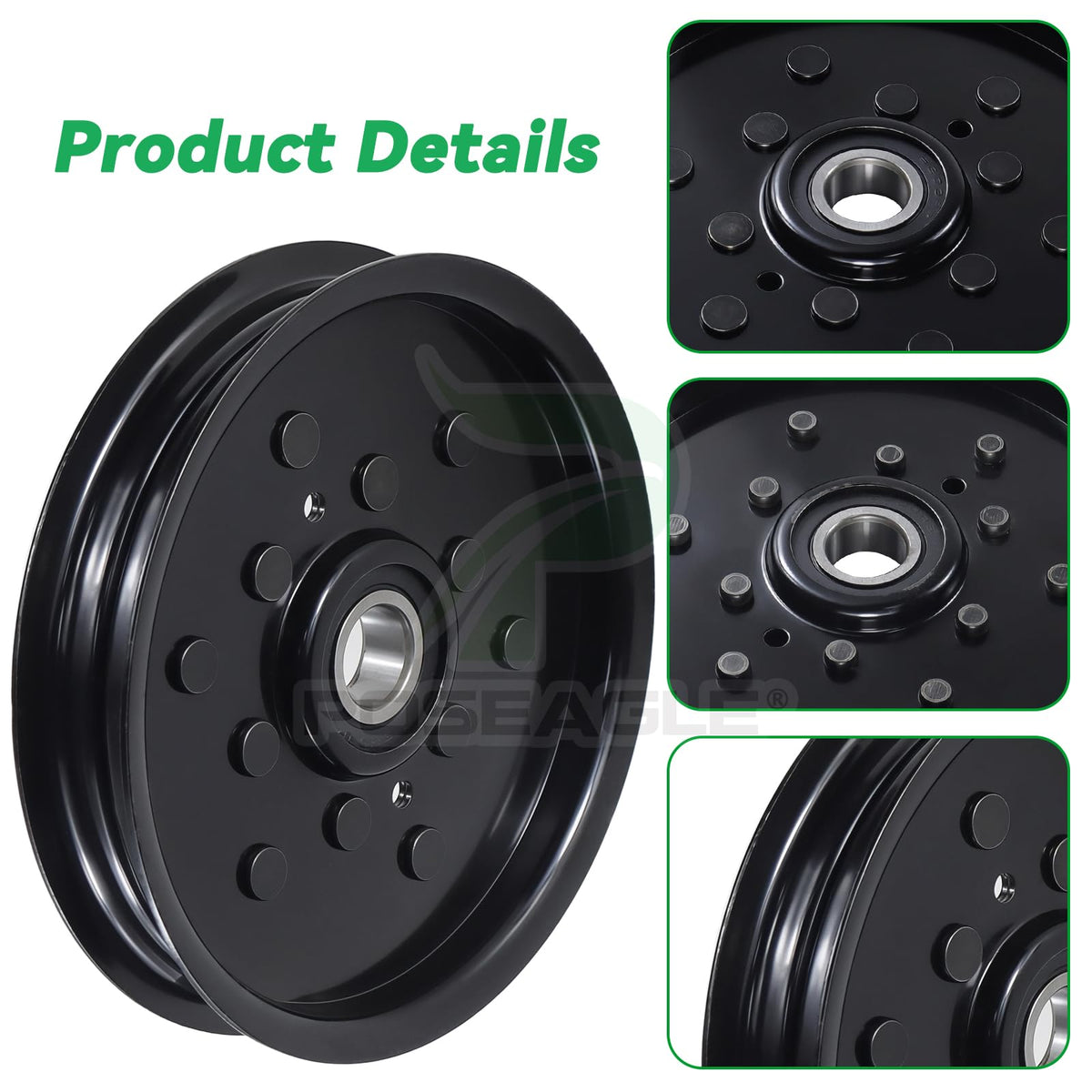 POSEAGLE AUC16698 design helps reduce belt wear and vibration during mowing.