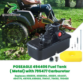 POSEAGLE carburetor kit close-up reveals precise parts for reliable engine performance