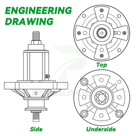 POSEAGLE deck compatibility guide confirms fit across multiple John Deere models.