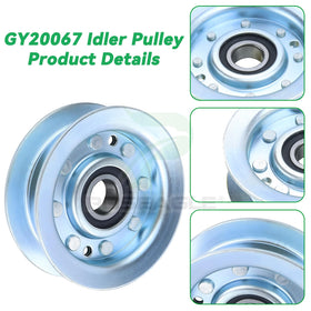 POSEAGLE GY22172 idler pulley dimensions diagram for compatibility